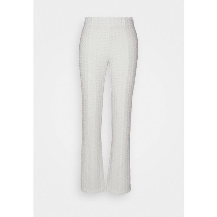 ONLY Weite Baumwollhose – Offwhite