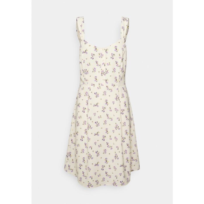 ONLY Blumenkleid – Offwhite