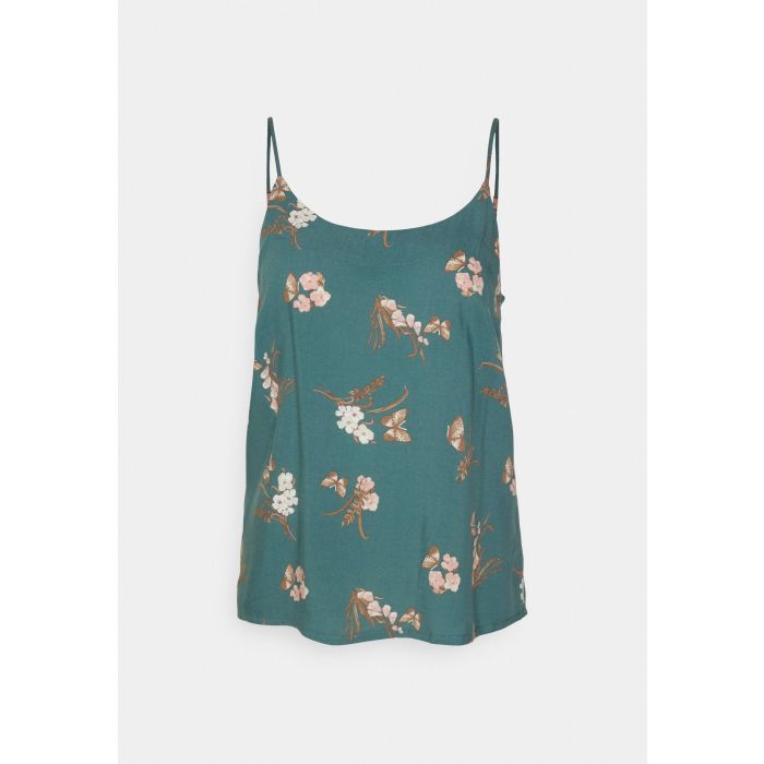 Vero Moda Blumen-Camisole – Türkis