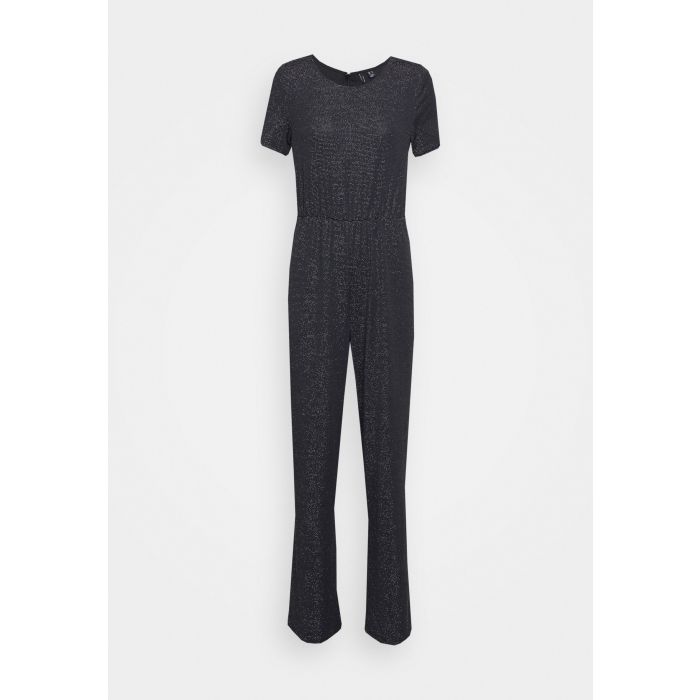 Vero Moda Glitzer-Jumpsuit – Schwarz
