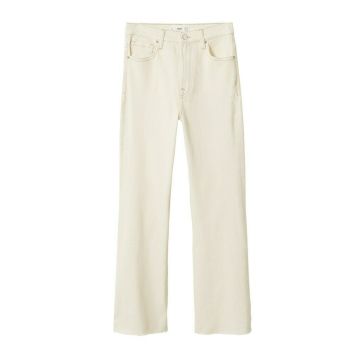 Mango Weite Jeans – Offwhite