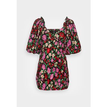 Monki Bedrucktes Minikleid – Mehrfarbig