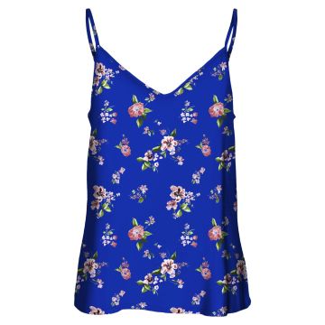 Vero Moda Blumen-Camisole – Königsblau