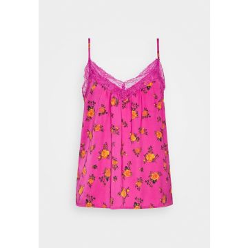 Vero Moda Spitzenbesatz-Blumen-Camisole – Rosa